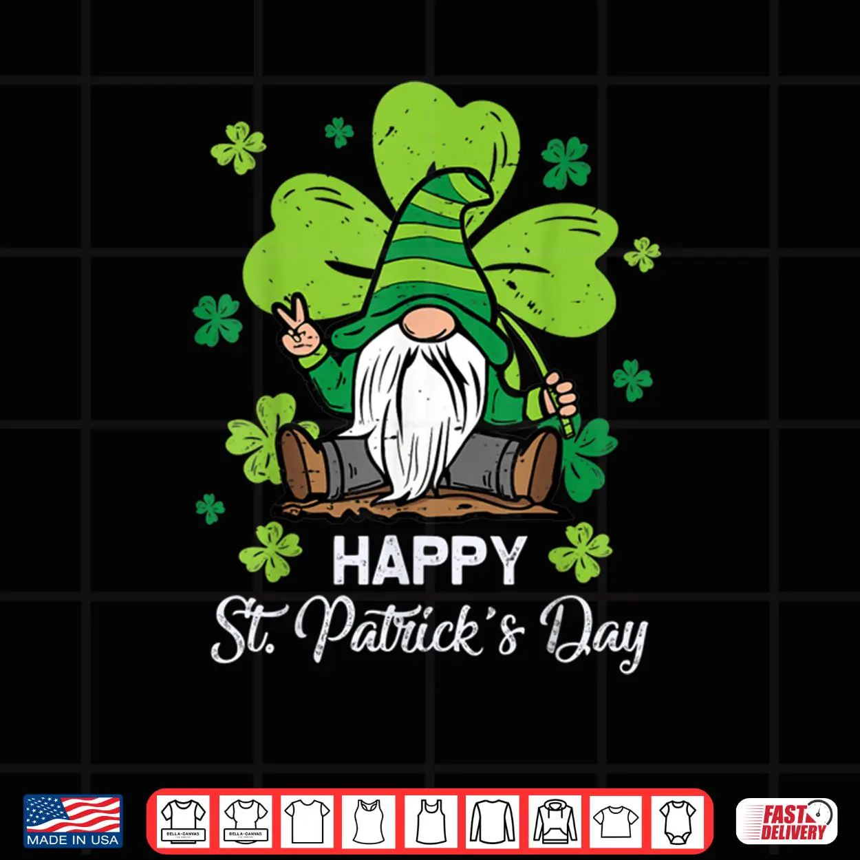 Happy St. Patrick’s Day Gnome Shamrock Saint Patrick Irish Shirt Happy St. Patrick’s Day Gnome Shamrock Saint Patrick Irish Shirt