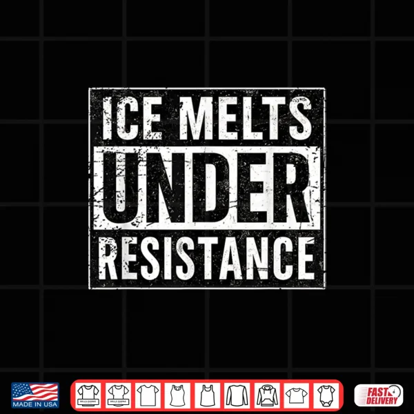 Design Ice Bold Statement Protest Distressed Graphic Shirt Shirt