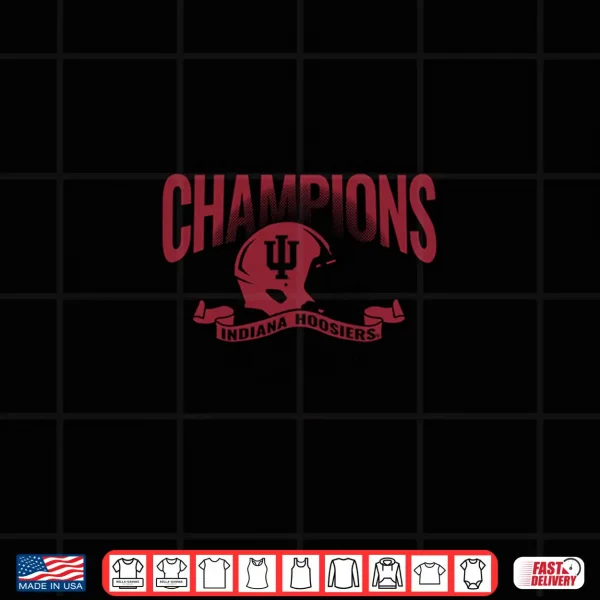 Design Indiana Hoosiers Peach Bowl Champs 2026 CFP Semifinal White Shirt