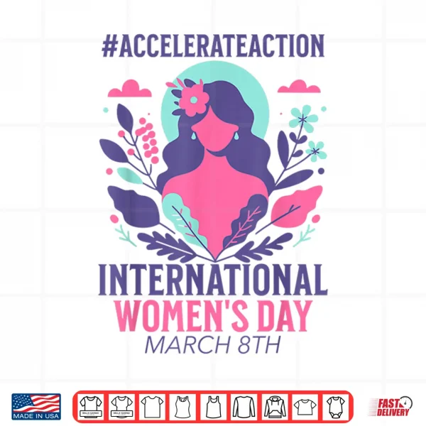 Design International WomenS Day 2025 8 March Shirt