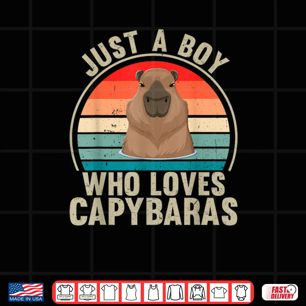 Just A Boy Who Loves Capybaras Recto Capybara Lover Shirt Just A Boy Who Loves Capybaras Recto Capybara Lover Shirt