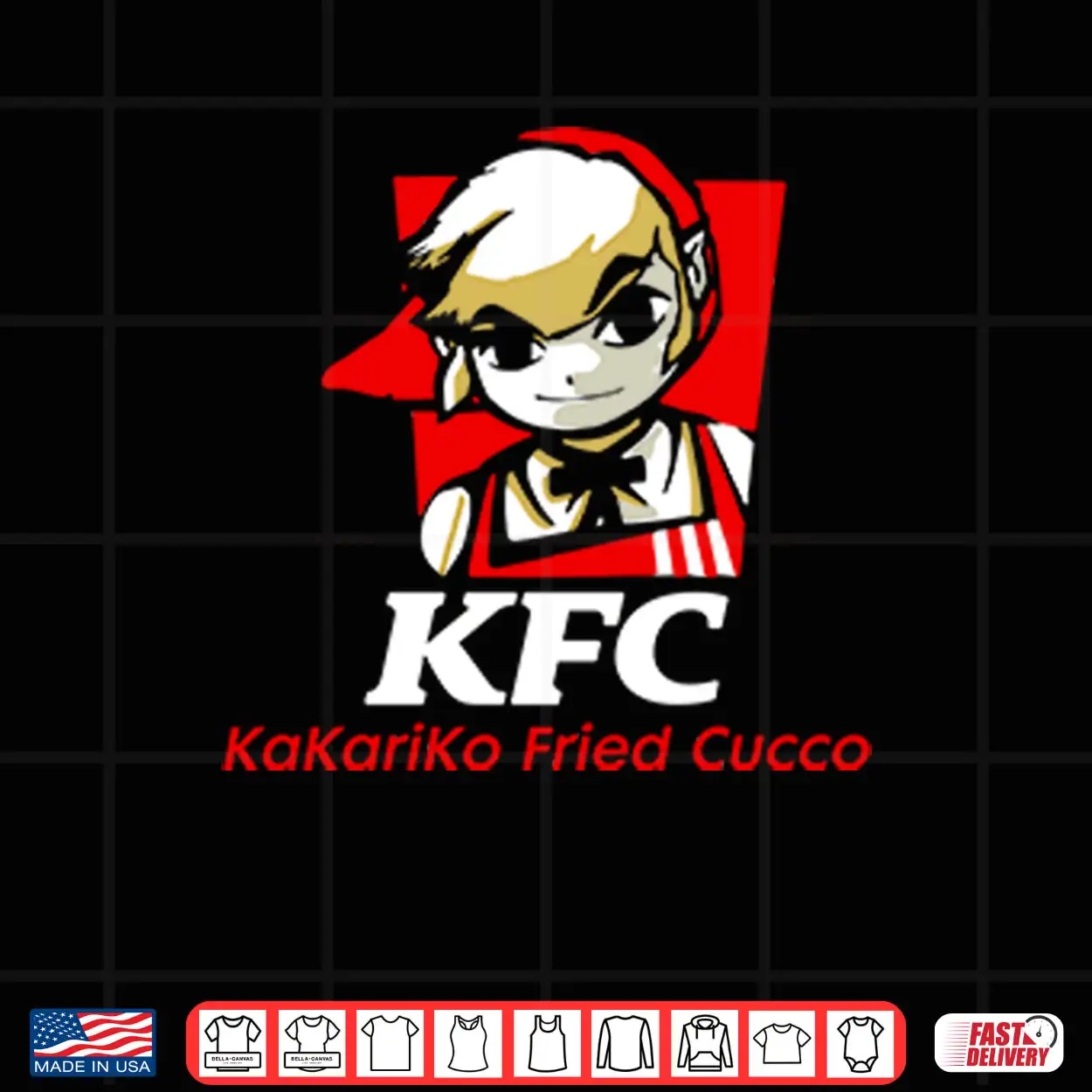 KFC Kakariko Fried Cucco Shirt KFC Kakariko Fried Cucco Shirt