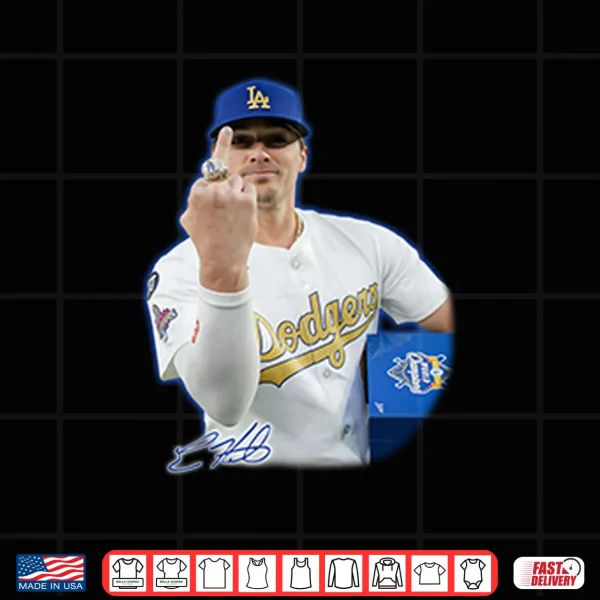 Design Kike Hernandez Middle Finger Shirt