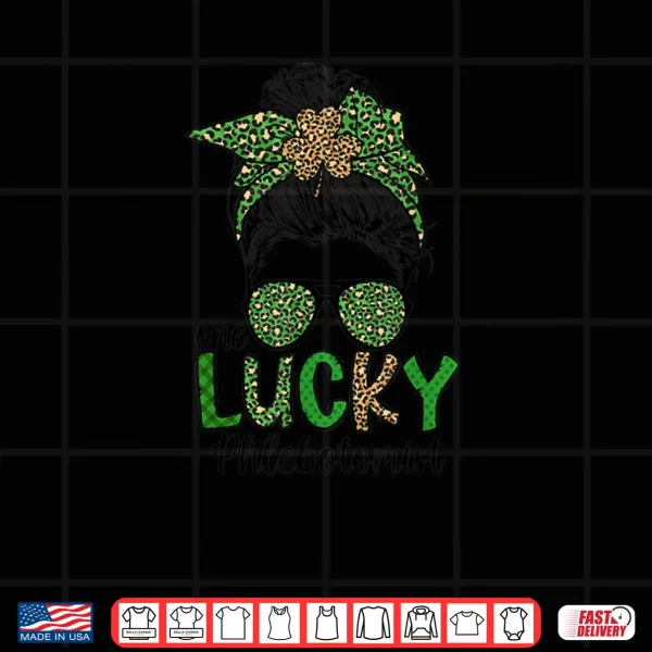 Design Lucky Phlebotomist St. Patricks Day Phlebotomy Shirt