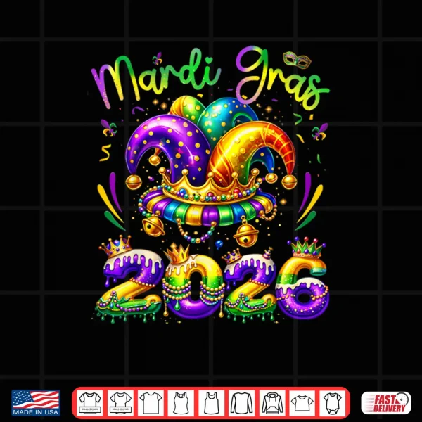 Design Mardi Gras 2026 Jester Outfit Shirt 2