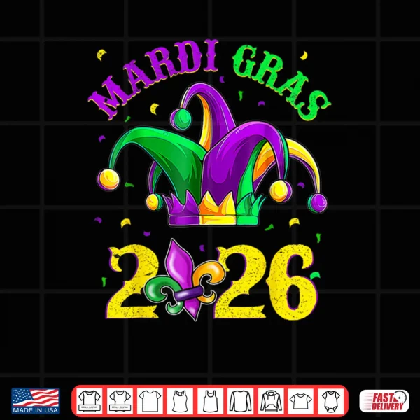 Design Mardi Gras 2026 Shirt