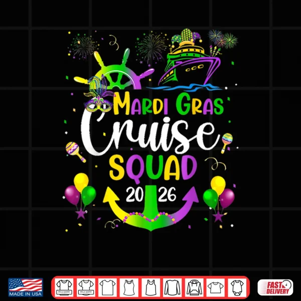 Mardi Gras Cruise 2026 Ship Family Matching Tripp Costume Shirt 4 Design Mardi Gras Cruise 2026 Ship Family Matching Tripp Costume Shirt