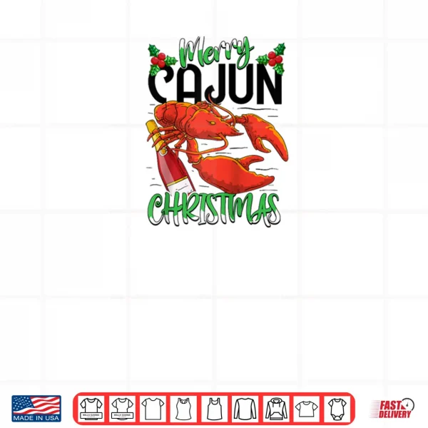 Design Merry Cajun Christmas Louisiana New Orleans Xmas Holiday Raglan Shirt