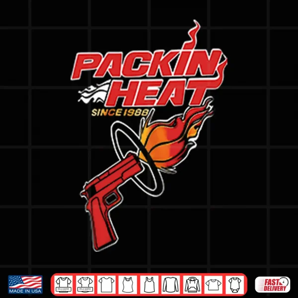 Design Miami Heat Packin Heat Since 1988 Shirt