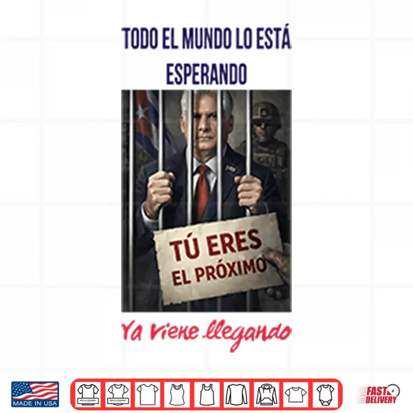 Design Miguel Diaz Canel Everyone Is Waiting For Him Shirt