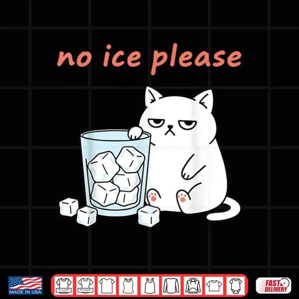 Design No Ice Please Funny Cat Meme Statement Abolish ICE Shirt 1