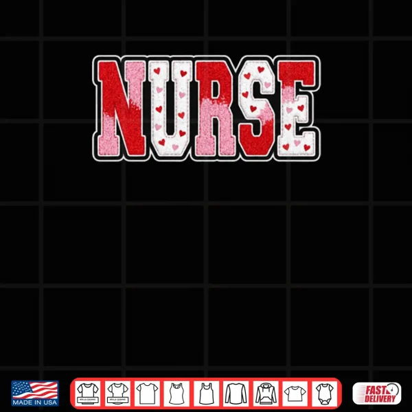 Nurses Heart Nurse Valentines Nursing Medical RN CNA ER ICU Shirt 4 Design Nurses Heart Nurse Valentines Nursing Medical RN CNA ER ICU Shirt