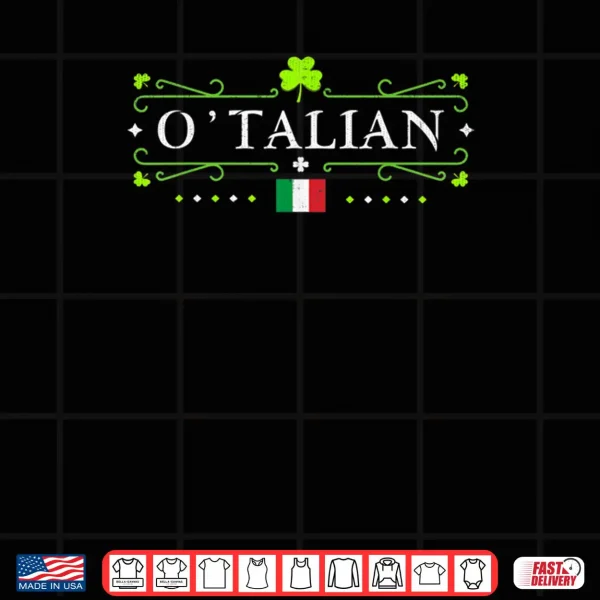 Design OTalian Saint Patricks Day Celebration Shirt