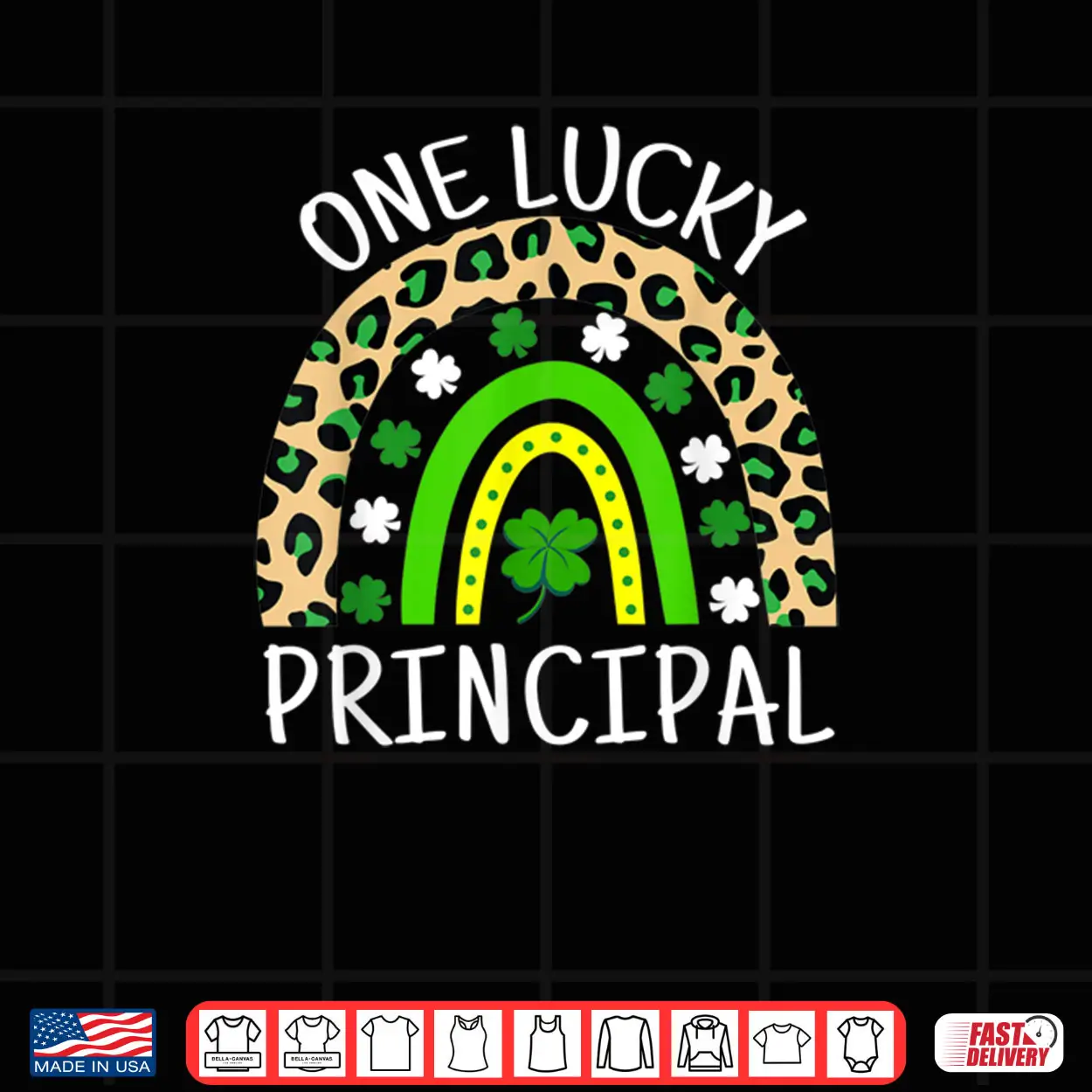 One Lucky Principal St Patricks Day For Principals Rainbow Shirt One Lucky Principal St Patricks Day For Principals Rainbow Shirt