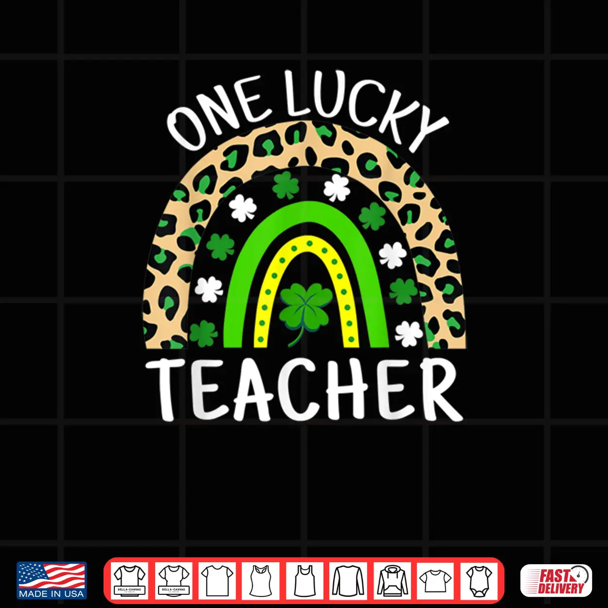 One Lucky Teacher Rainbow Teacher St Patricks Day Shirt One Lucky Teacher Rainbow Teacher St Patricks Day Shirt