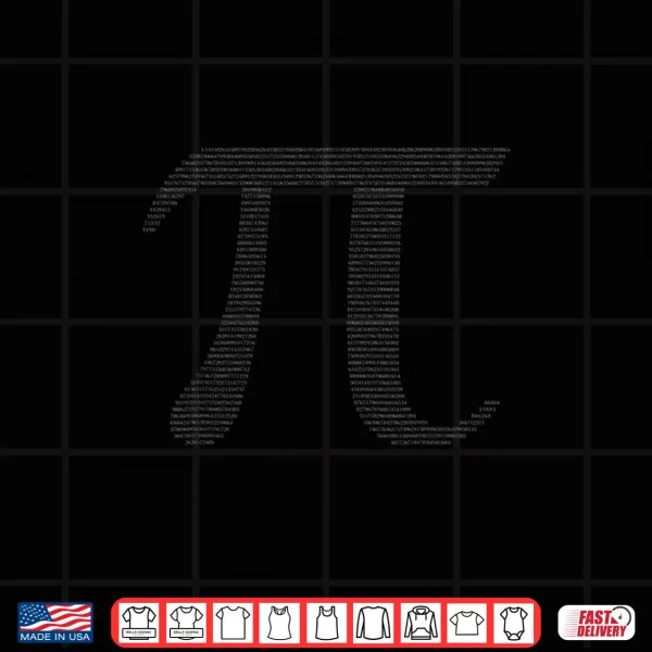 Design Pi 3.14 First 2000 Digits of Pi Math Shirt for Pi Day
