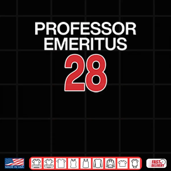 Design Professor Emeritus 28 Kyle Hendricks Shirt