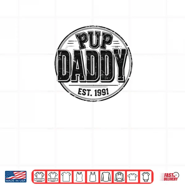 Design Pup Daddy Retro 1991 Shirt
