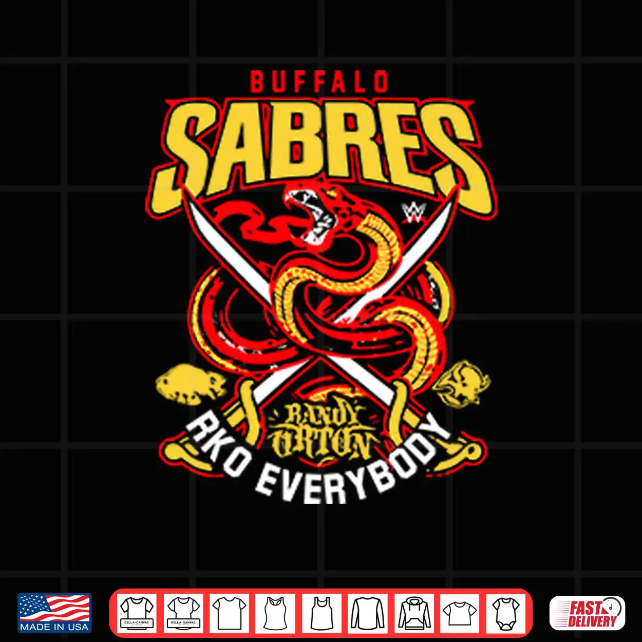 Randy Orton Buffalo Sabres Shirt Randy Orton Buffalo Sabres Shirt