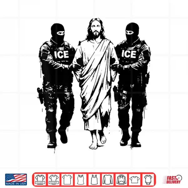 Design Resist ice Jesus Solidarity Immigrant Rights Art Shirt 1