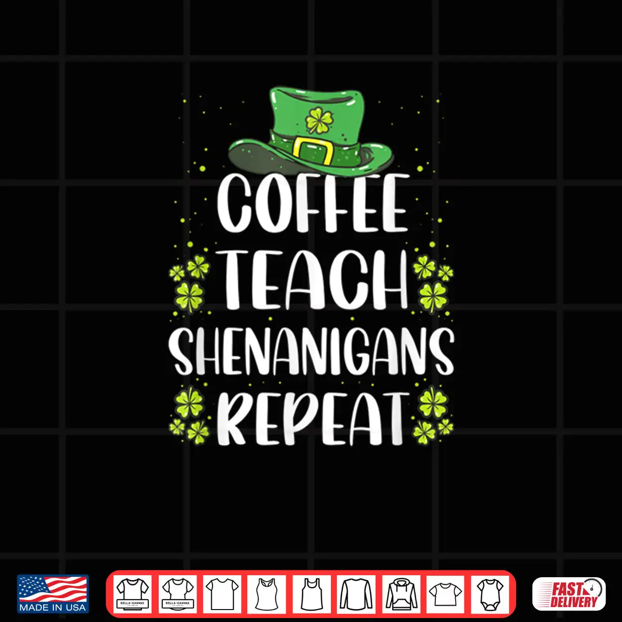 St Patricks Day Teachers Design For Teacher Who Loves Coffee Shirt St Patricks Day Teachers Design For Teacher Who Loves Coffee Shirt