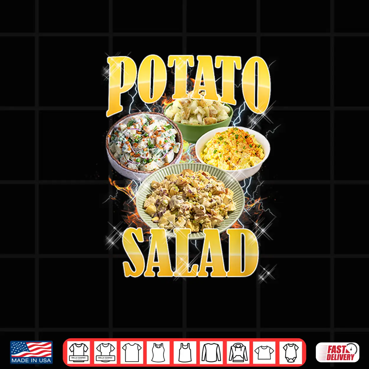 Thanksgiving Potato Salad Bootleg 90’s Rap Rock Vintage Shirt Thanksgiving Potato Salad Bootleg 90’s Rap Rock Vintage Shirt