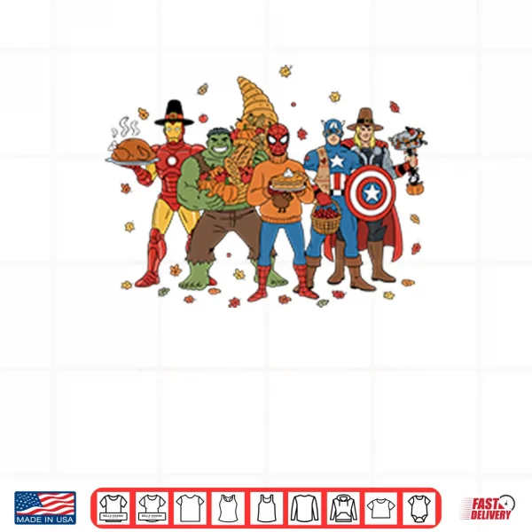 Design Thanksgiving Superhero Shirt