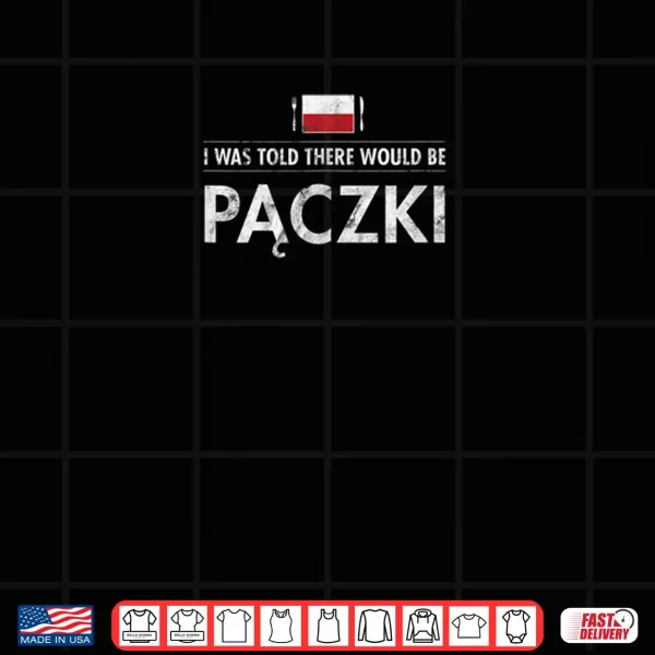 Design Travel Paczki Poland Warsaw Milwaukee Glazed Jelly Doughnuts Shirt