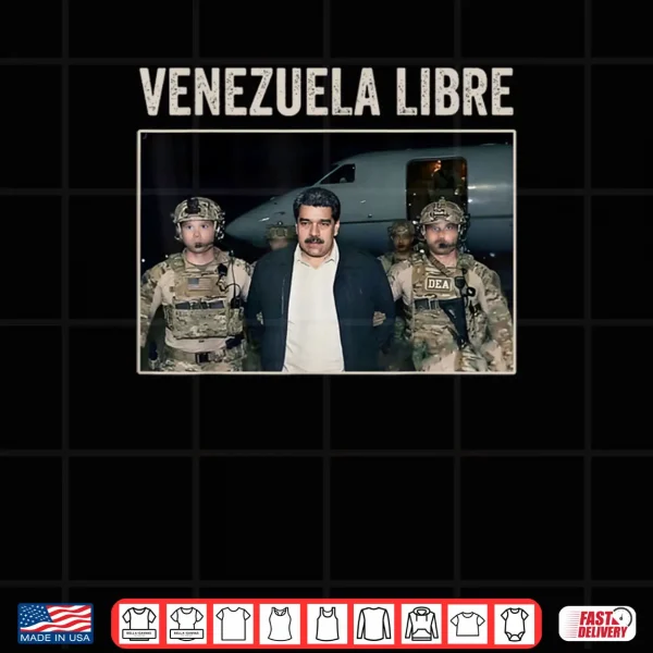 Design Venezuela Libre Nicolas Maduro Captured Shirt