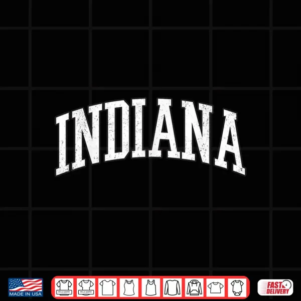 Design Vintage Indiana Vintage Design Men Women Kids Shirt