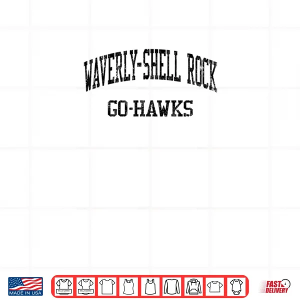 Design Waverly Shell Rock High School HS Waverly IA Vintage Sports Shirt