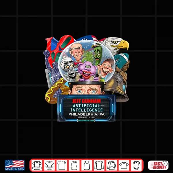 Design Womens Jeff Dunham Philadelphia PA 2026 V Neck Shirt