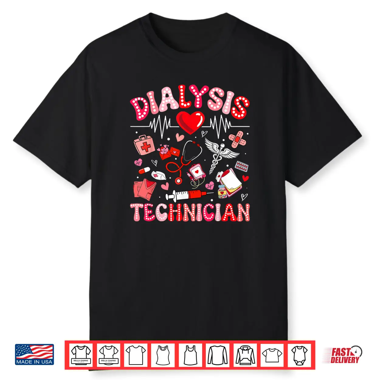 Dialysis Technician Valentine Heart Nurse RN CNA Shirt Dialysis Technician Valentine Heart Nurse RN CNA Shirt