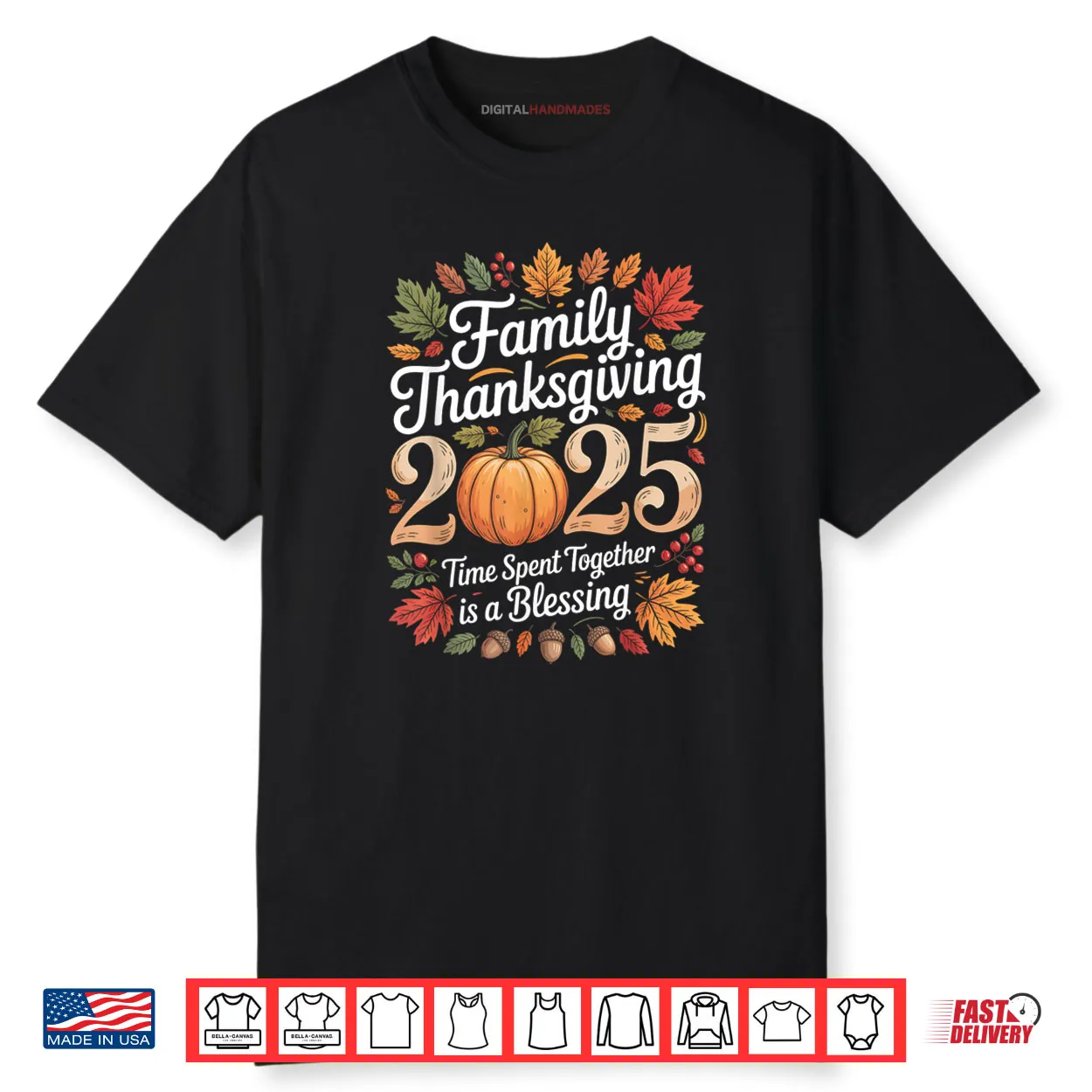 Family Thanksgiving 2025 Thanksgiving Crew Matching Fall Shirt Family Thanksgiving 2025 Thanksgiving Crew Matching Fall Shirt