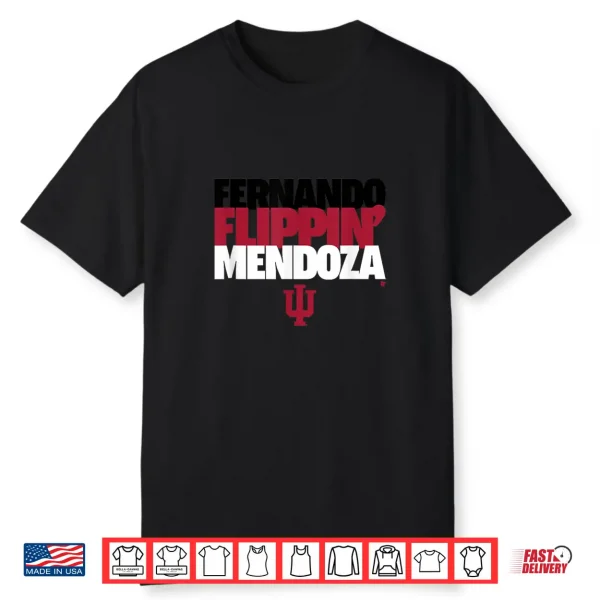 Fernando Flippin’ Mendoza Indiana Hoosiers Football Shirt