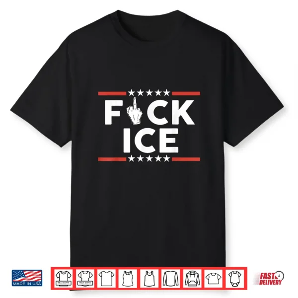 Funny F Ice No Human is Illegal Shirt 2