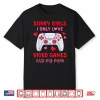 Funny Gamer Valentine Quote With Controller Hearts Gaming Shirt