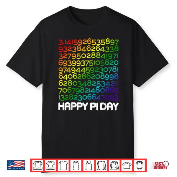 Funny Pi Day For Math Lover Math Teacher Pi Day 3.14 Shirt