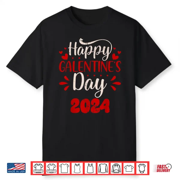 Galentines Day Squad Gang Valentine 2024 Galentines Day Shirt