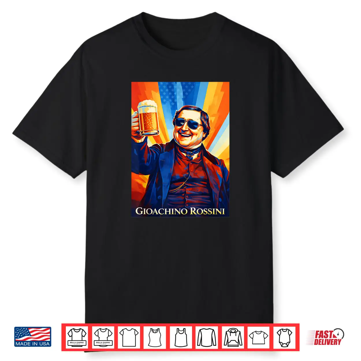 Gioachino Rossini Composer Shirt Gioachino Rossini Composer Shirt