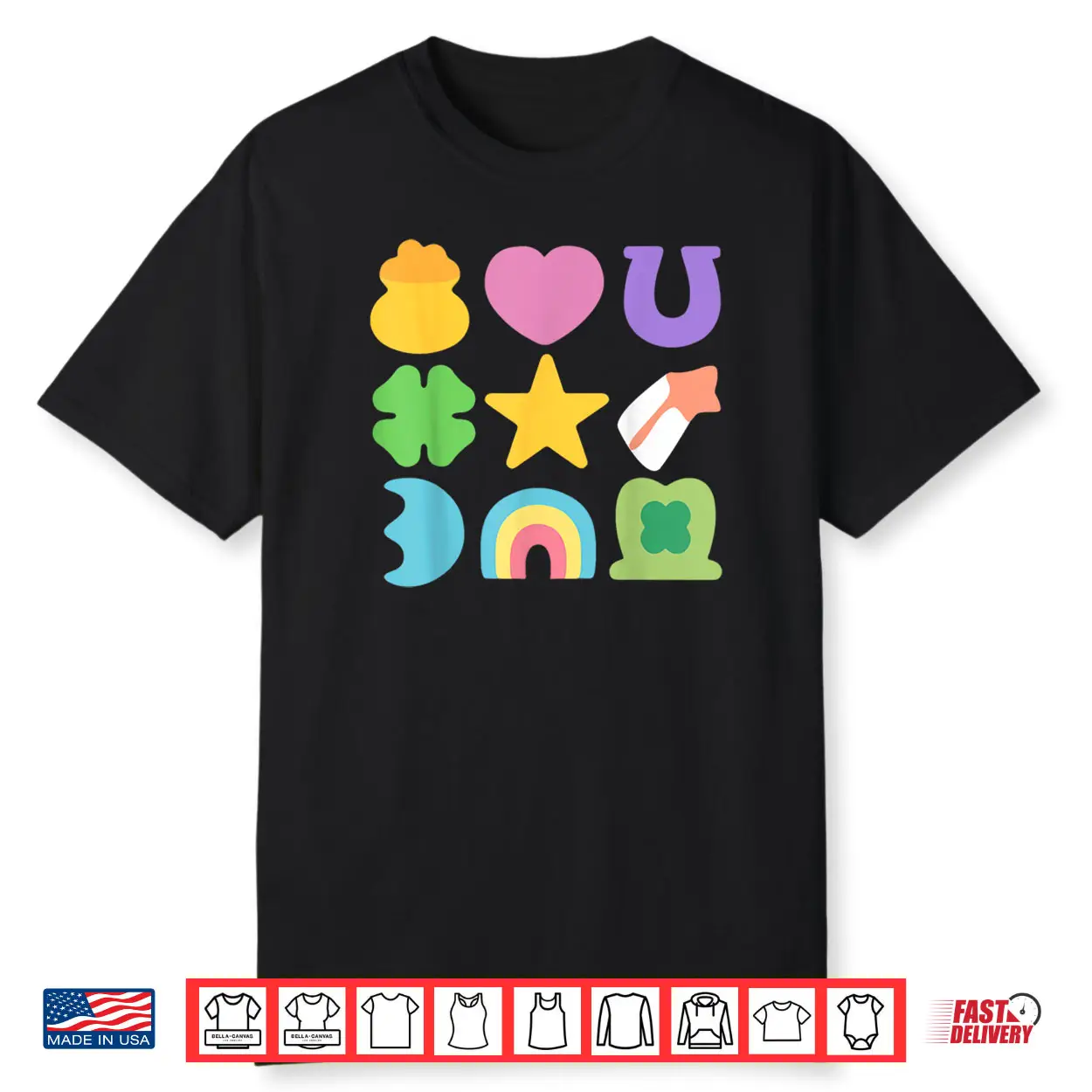 Groovy Lucky Charm Saint Patrick’s Day Shamrock Shirt Groovy Lucky Charm Saint Patrick’s Day Shamrock Shirt