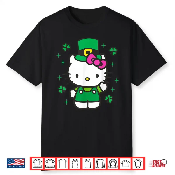 Hello Kitty St. Patrick’S Day Adorable Leprechanun Suit Shirt