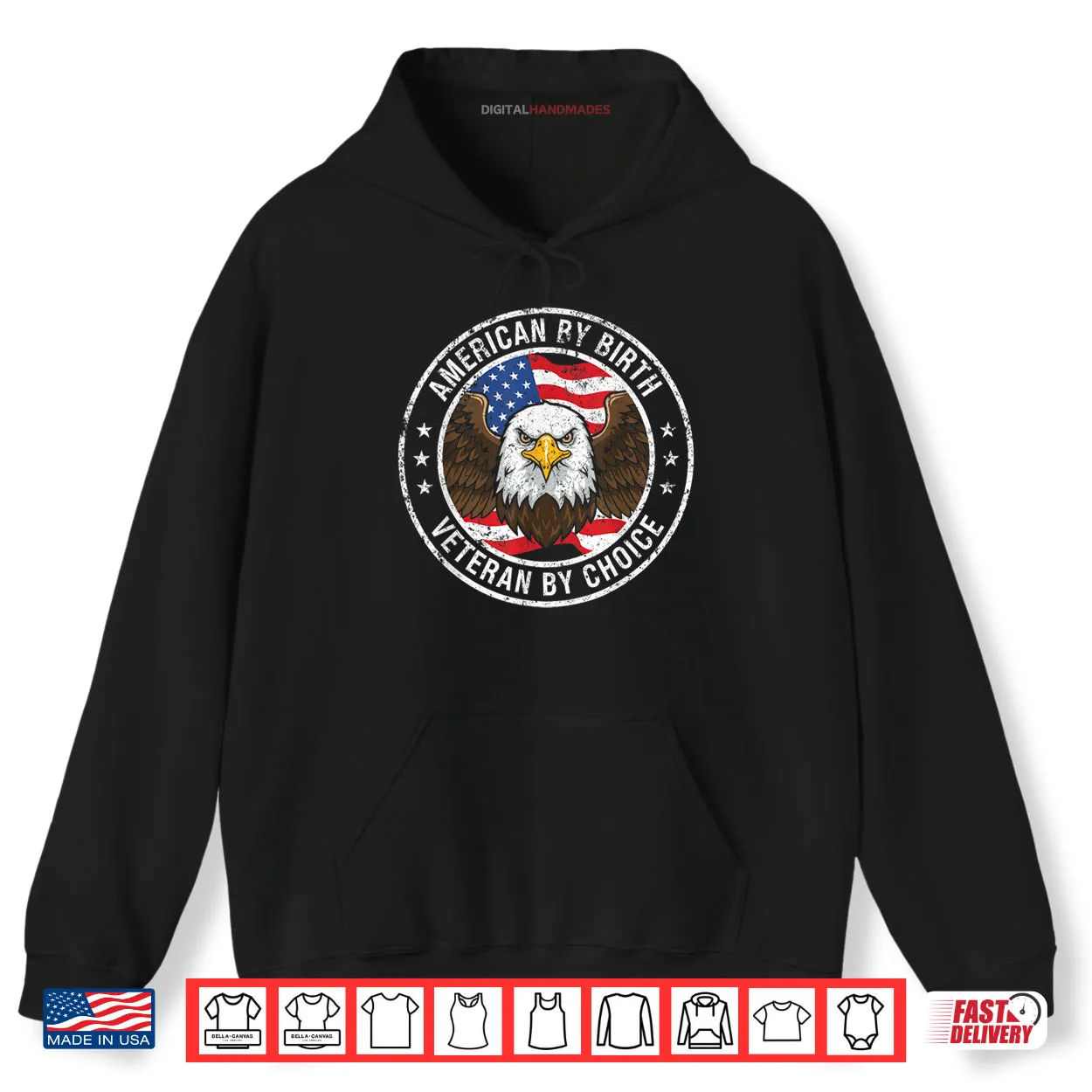 American by Birth Veteran by Choice US Flag Veterans Day Eagle Shirt American by Birth Veteran by Choice US Flag Veterans Day Eagle Shirt