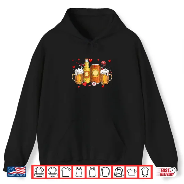 Hoodie Beer Collection Valentines Day Matching Drinker Family Shirt