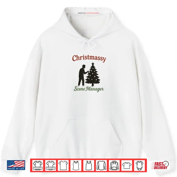 Hoodie Christmassy Scene Manager Shirt