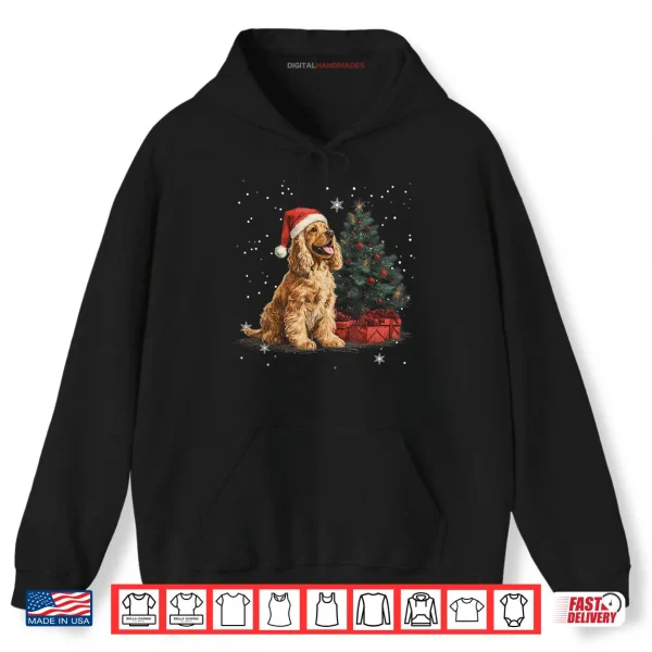 Cocker Spaniel Dog Christmas Tree Funny Shirt 2 Hoodie Cocker Spaniel Dog Christmas Tree Funny Shirt