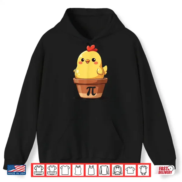 Hoodie Cute Chicken Pot Pi Day Pie Math Teachers Lover 3.14 Shirt