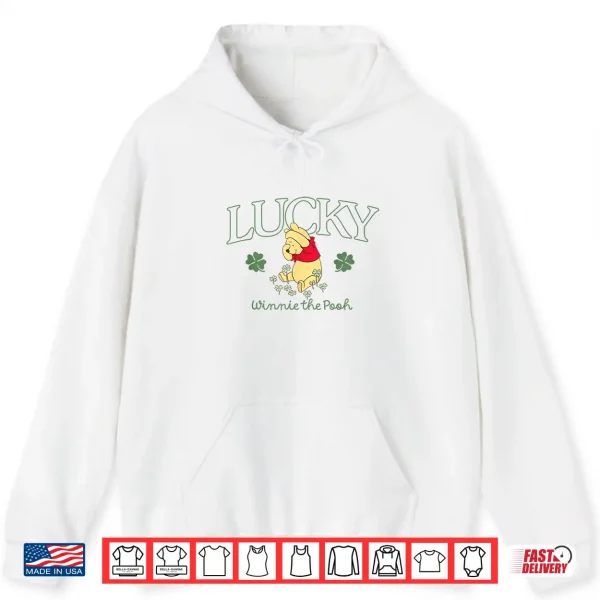Hoodie Disney Winnie The Pooh St. Patricks Day Lucky Winnie Pooh Shirt