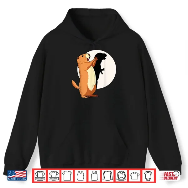 Groundhog Shadow Dinosaur Puppet Happy Groundhog Day Shirt 2 Hoodie Groundhog Shadow Dinosaur Puppet Happy Groundhog Day Shirt