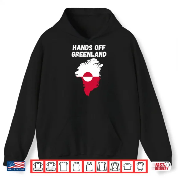 Hoodie Hands Off Greenland Shirt 1